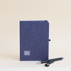 Linen Journal + Pen, Navy