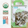 Back to the Roots Organic Pearl Oyster Mushroom Mini Grow Kit, for Indoor Gardening and Cooking