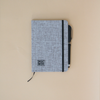 Linen Journal + Pen, Gray